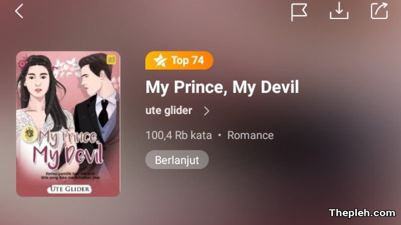 Novel My Prince, My Devil