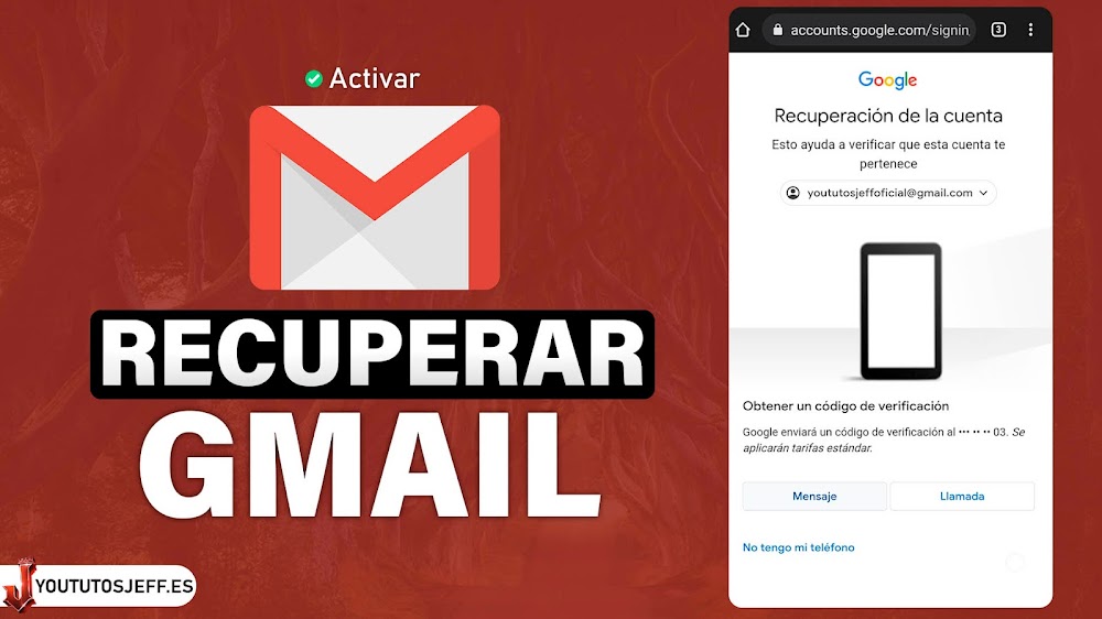 Recuperar CUENTA de Gmail 🔴