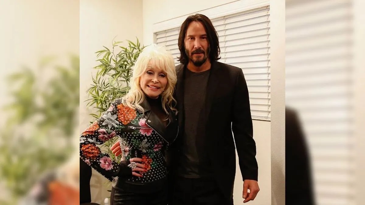 Dolly Parton y Keanu Reeves