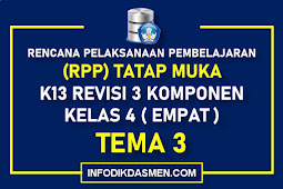 RPP KELAS 4 TEMA 3 KURIKULUM 2013 REVISI 3 KOMPONEN