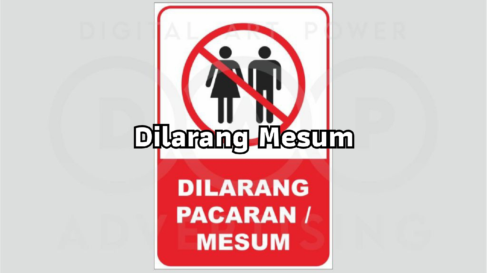 Dilarang Mesum