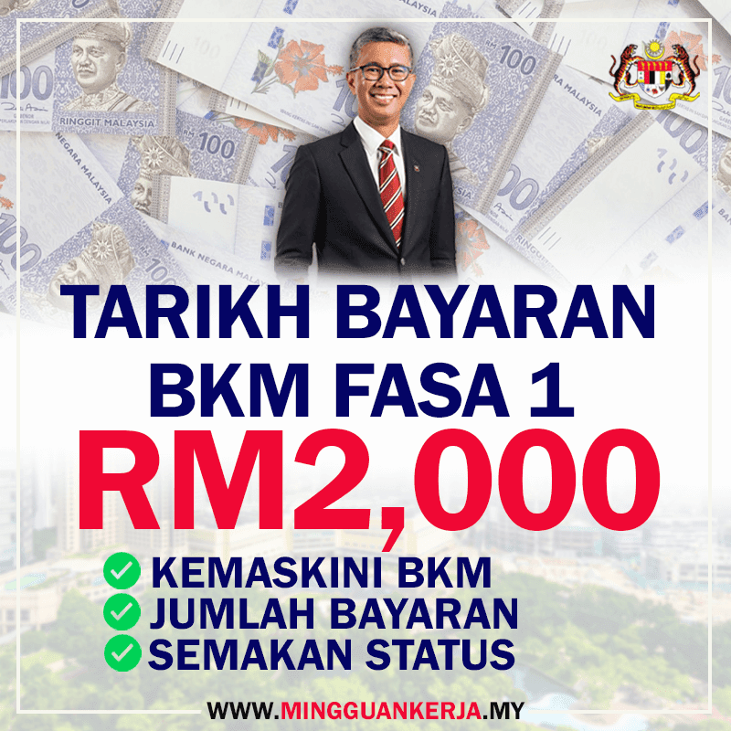 Berita baik untuk keluarga yang mempunyai Isi Rumah RM2,500 dan ke bawah, kerajaan telah memperkenalkan Bantuan Keluarga Malaysia (BKM) dengan nilai bantuan sebanyak RM2,000 untuk setiap isi rumah di Malaysia.