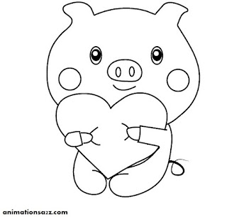 coloring pages to print - pigs