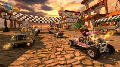 تحميل لعبة beach buggy racing مهكرة