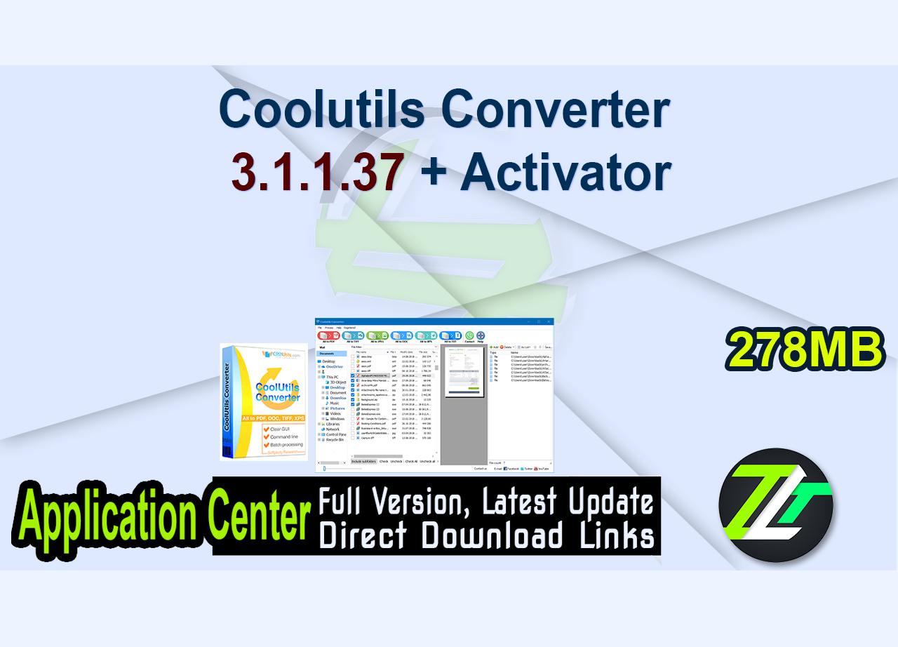 Coolutils Converter 3.1.1.37 + Activator