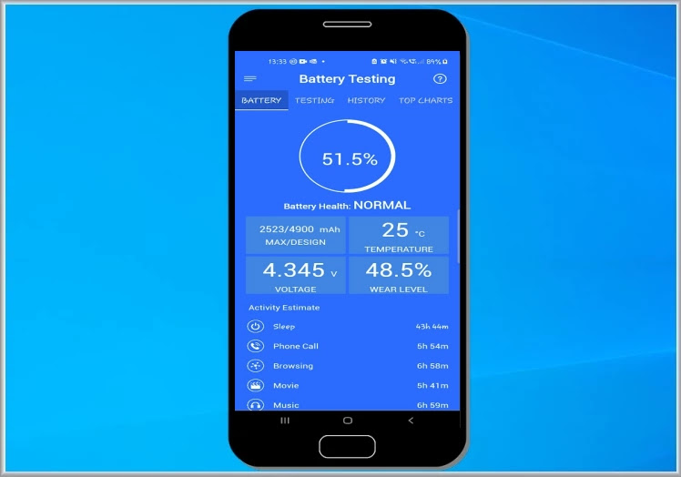 Battery Testing : Μετρήστε την  διάρκεια ζωής  της μπαταρίας στο κινητό σας