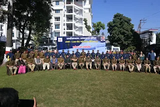 SDRF gangotri mountainers Uttarakhand honoured by DGP