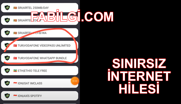 Vodafone Sınırsız İnternete Girme Videopass Hilesi Ocak 2022