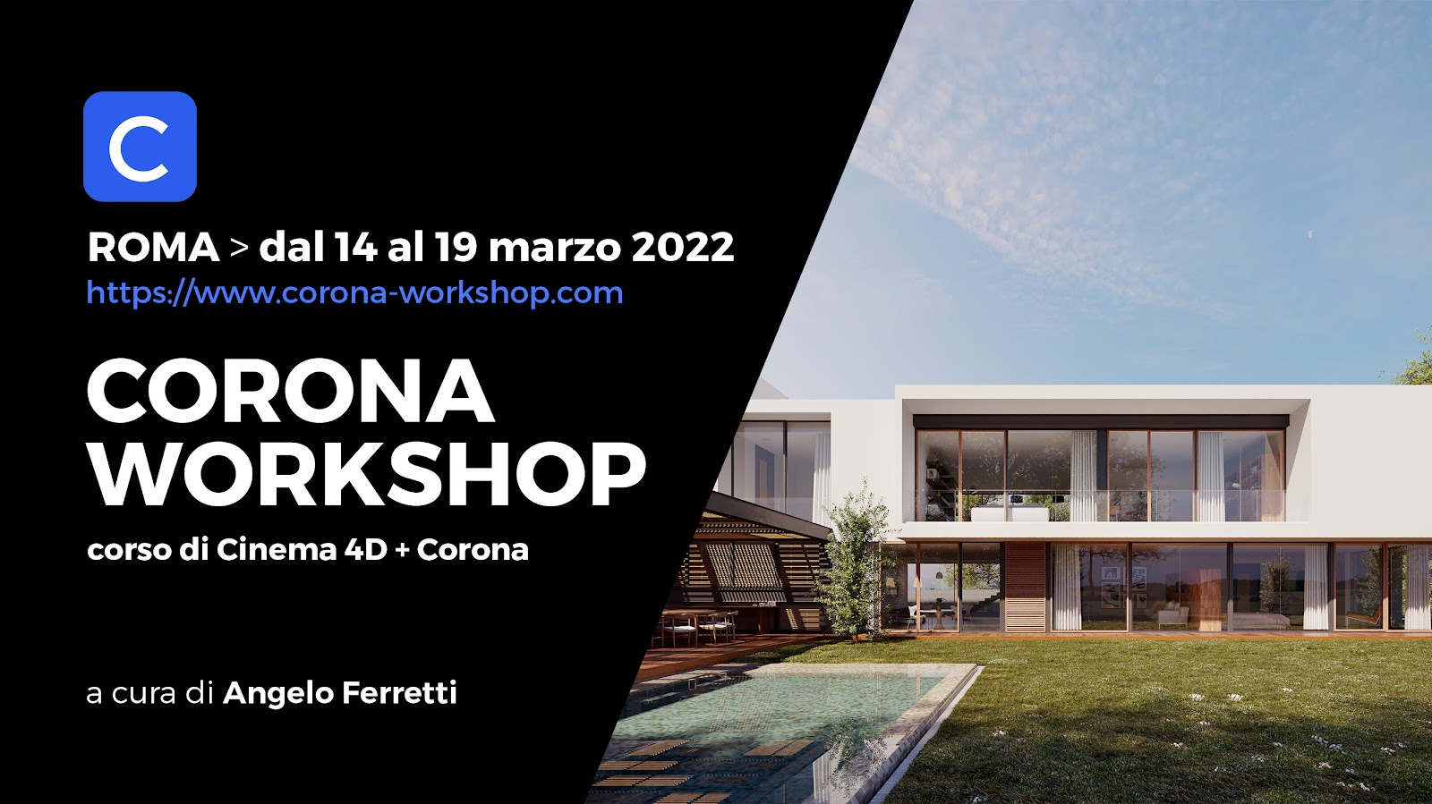 Corso di Cinema 4D e Corona Renderer a Roma