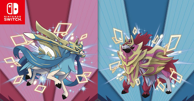 Pokémon Sword/Shield Zacian e Zamazenta Shiny GameStop