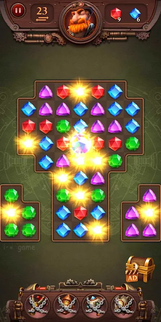 لعبة Machinartist Epic Match 3 Puzzle Games | لعبة بازل الأشكال المتشابهة في مدينة العجائب والغرائب