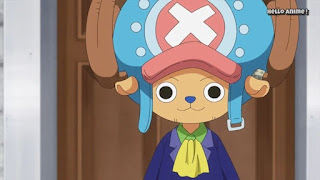 ワンピースアニメ WCI編 833話 チョッパー かわいい | ONE PIECE ホールケーキアイランド編