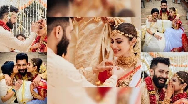 Mouni Roy Ties The Knot With Suraj Nambiar! Mandira Bedi And Arjun Bijlani Share Pictures From The Wedding Ceremony As The Couple Seek Blessings.