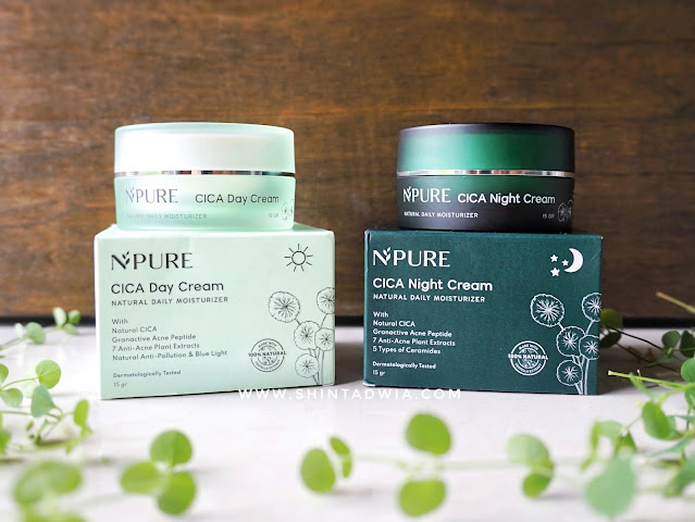 Review N'PURE Cica Day Cream and Night Cream
