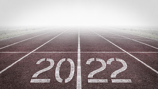 track starting line with 2022 as the number