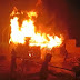 बिजली के शॉर्ट सर्किट से लगी आग में 2 घर जल कर राख