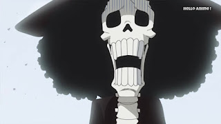 ワンピースアニメ WCI編 847話 ブルック | ONE PIECE ホールケーキアイランド編