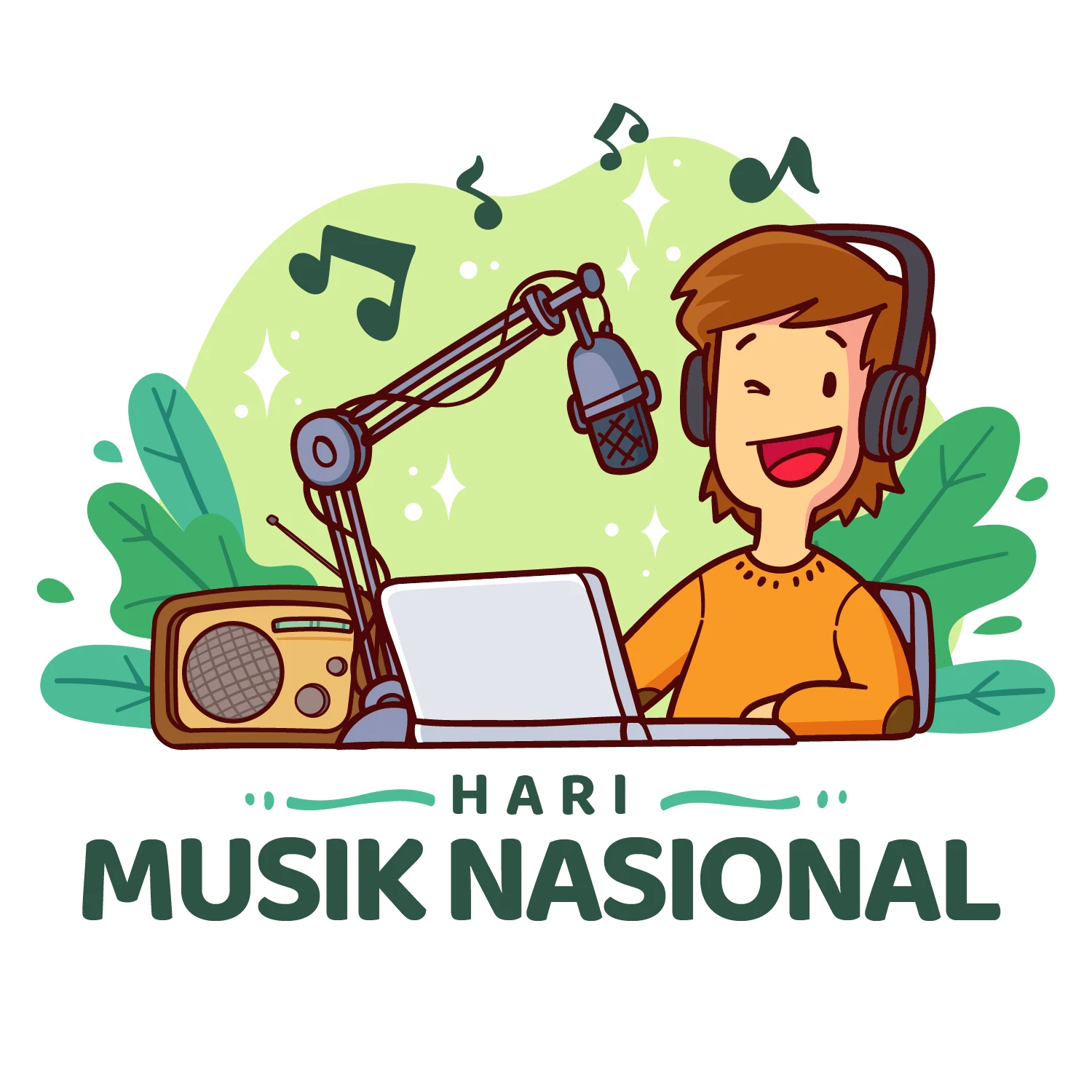 Kumpulan Poster Ucapan Selamat Hari Musik Nasional