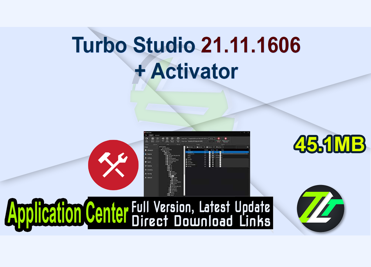 Turbo Studio 21.11.1606 + Activator