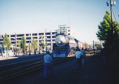 American Freedom Train GS-4 4-8-4 #4449 in Hillsboro, Oregon in June 2002