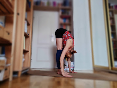 Ashtanga Joga asana skłon Uttanasana