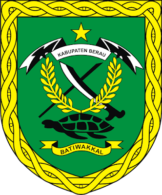 Logo / Lambang Kabupaten Berau - Latar (Background) Putih & Transparent (PNG)