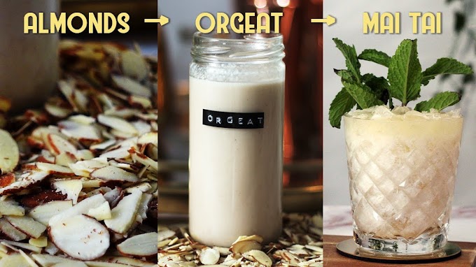 Recipe for Homemade Orgeat Almond Syrup