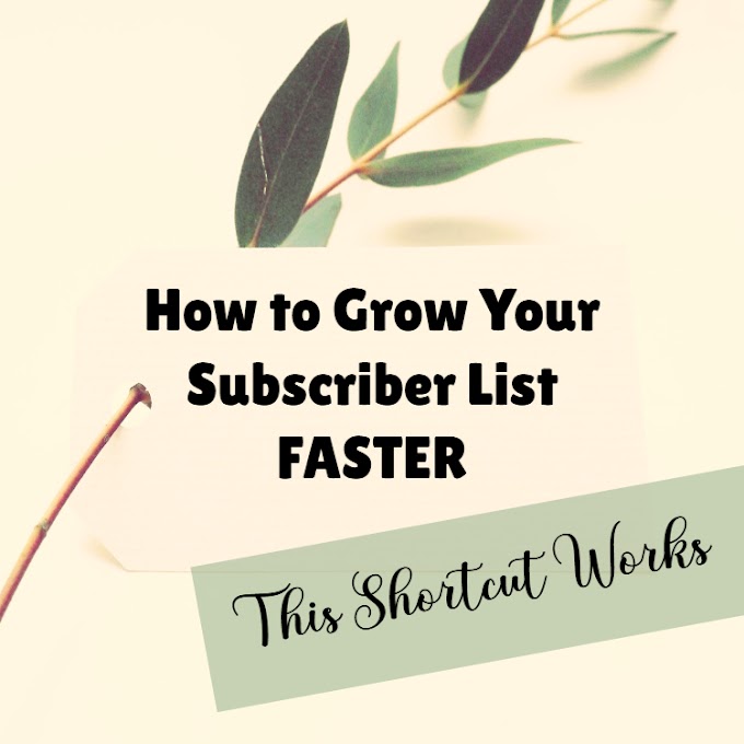 How to Grow Your Subscriber List Faster - This Shortcut Works