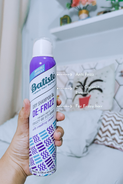 batiste dry shampoo varian de frizz review