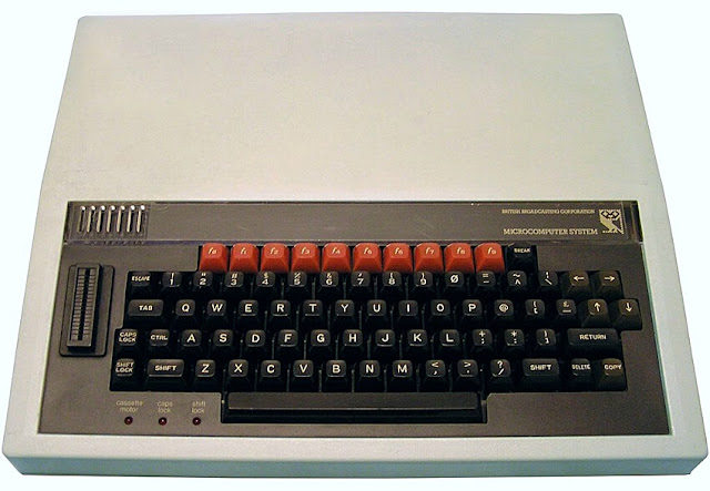 Public domain image of a BBC Micro