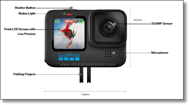action cam untuk touring motovlog dan travelling gopro hero 10 black fungsi tombol