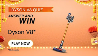 The Dyson V8 vacuum cleaner has upto how many minutes of run time?