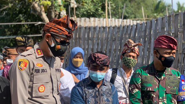 Memastikan Pelaksanaan Maulid Adat Bayan Kondusif Serta Sesuai Prokes Kapolres Lombok Utara Pantau dan Hadiri Kegiatan Langsung
