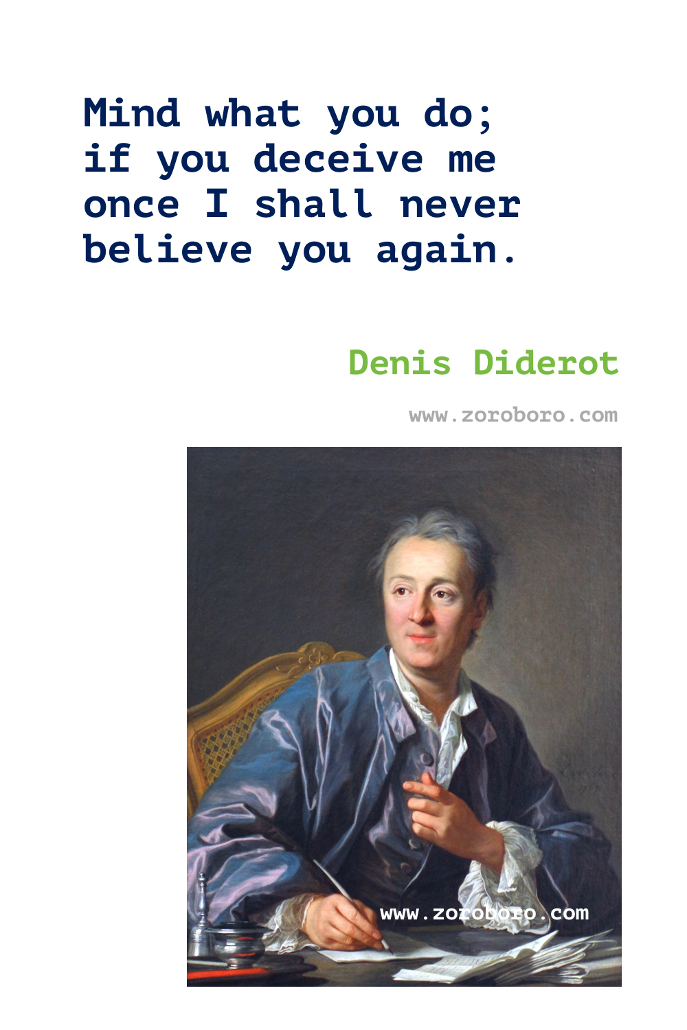 Denis Diderot Quotes. Denis Diderot Books Quotes. Denis Diderot Philosophy. Denis Diderot Effects, Beliefs & Book Quotes