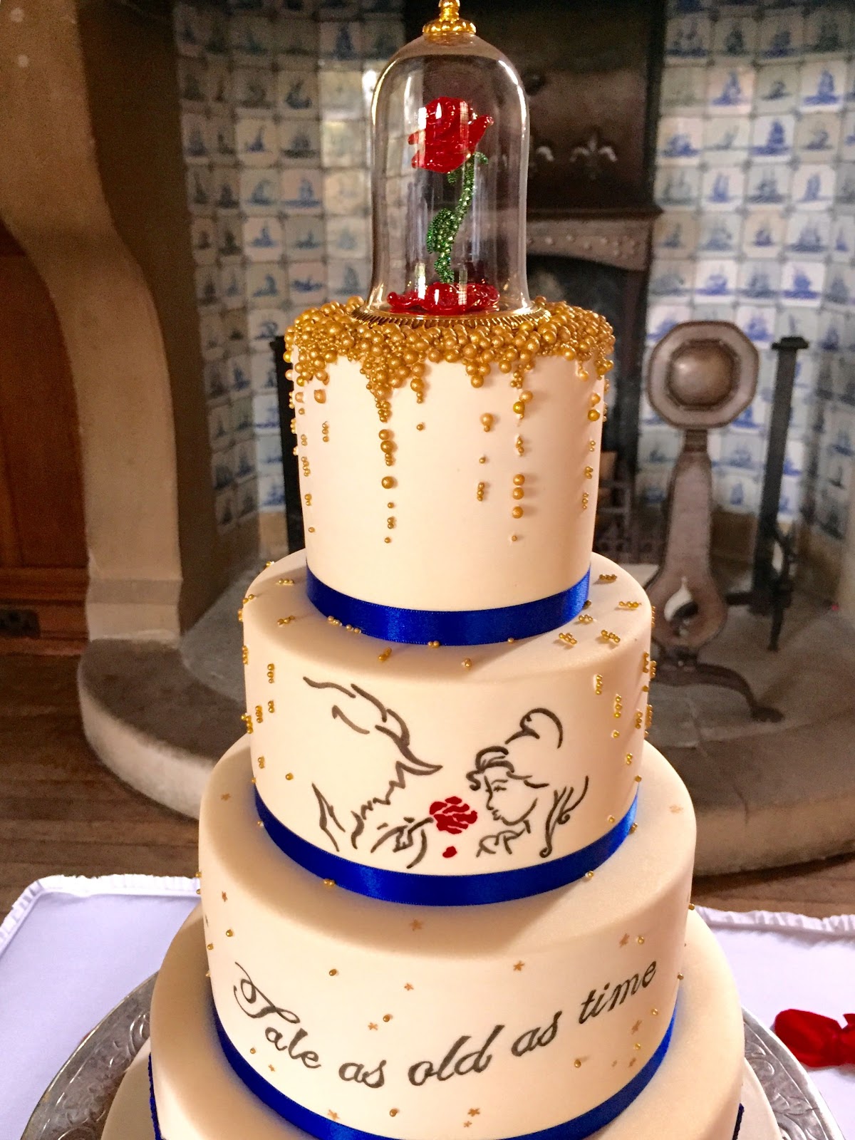 beauty and the beast cakes