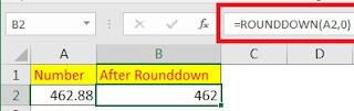 How to use Excel Round, Roundup and Rounddown Formula in Hindi