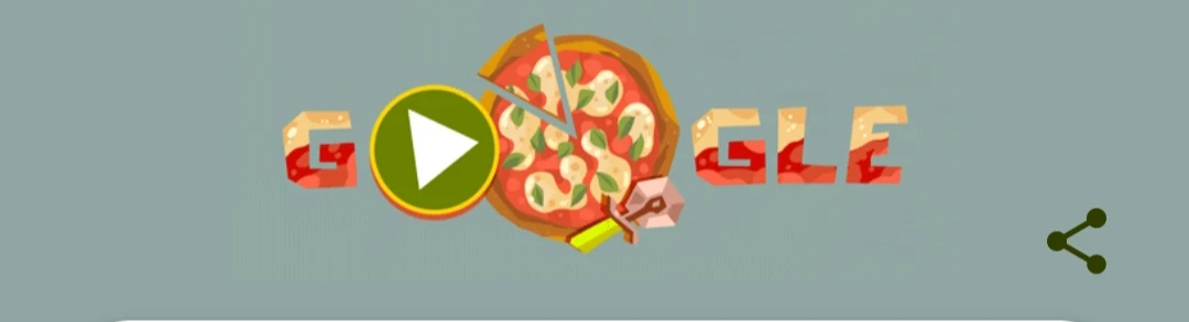 Why is Google Doodle celebrating pizza today? Why did Google change its logo today 2021,