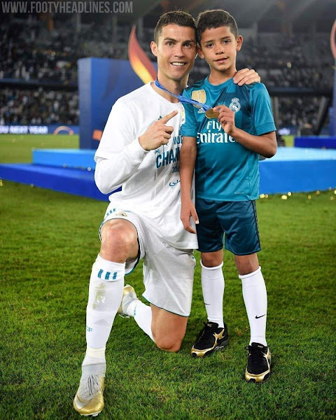 Cristiano's Son Wears Adidas Predator Freak - Footy Headlines