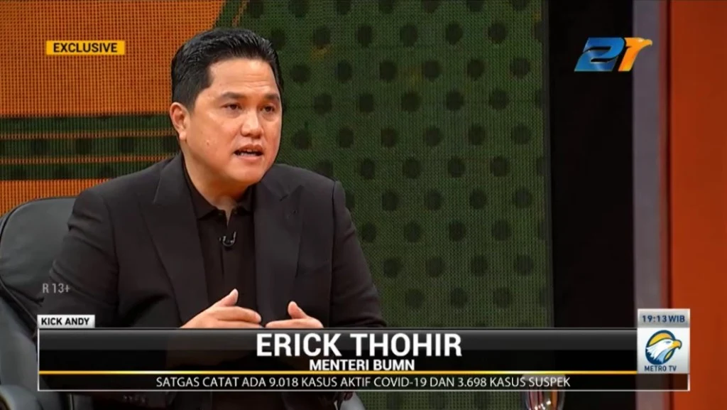 Dituding Berbisnis PCR, Erick Thohir: Saya Itu Enggak Tahu Yang Namanya GSI Itu Apa