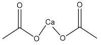 structure and applications of calcium acetate