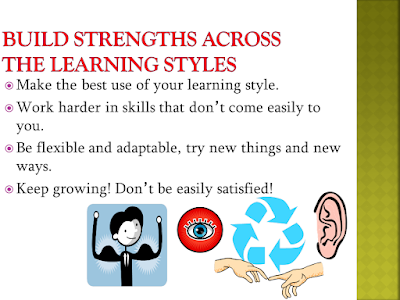 Learning Styles - English Slides with Arabic Explanations أنماط التعلم شرائح باللغة الإنجليزية مصحوبةً بإيضاحاتٍ باللغة العربية