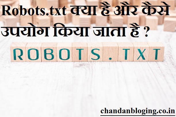 Robots.txt क्या है और कैसे उपयोग किया जाता है ?