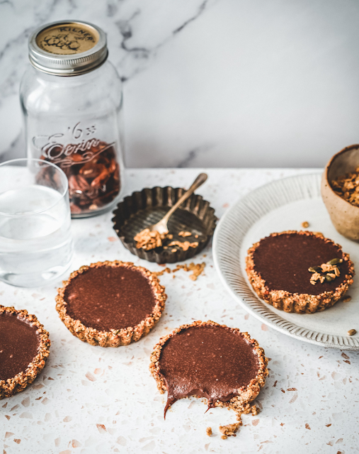 Chocolate tart,