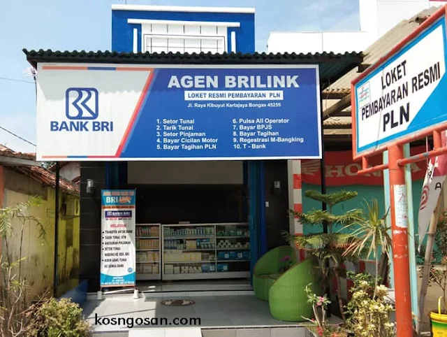 contoh desain toko agen brilink