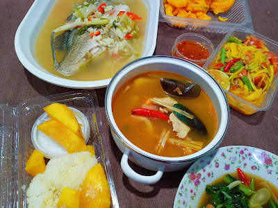 Berbuka Puasa Dengan Set Siakap Stim Lemon Dan Tomyam Campur