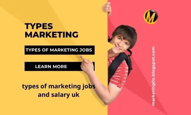types of marketing jobs and salary uk