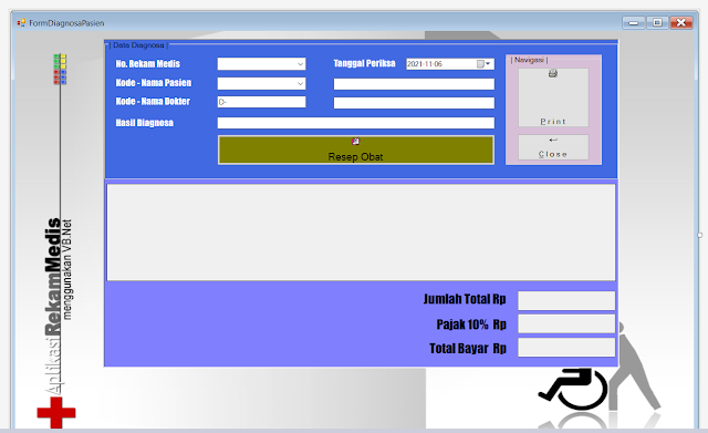 Source Code Aplikasi Rekam Medis