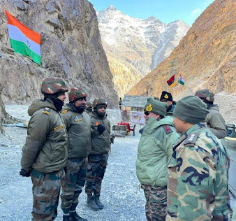 Indian Army Northern Commander reviews security situation in Galwan valley at eastern Ladakh