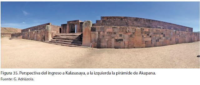 Perspectiva del ingreso a Kalasasaya