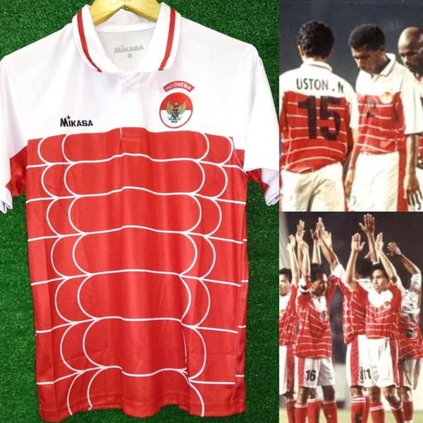 Jersey Timnas Indonesia Mikasa 1997